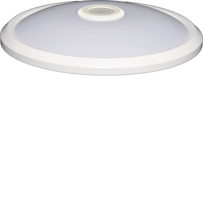UNIGE 12W/16W PIR Stropní přisazené svítidlo, s PIR senzorem pohybu, záběr 360°, dosah 1-6m, čas 10s-3min, základna kov, bílá, difuzor plast opál, LED 12W/800lm, 16W/1150lm, neutrální 4000K, 230V, IP20, rozměry d=290mm, h=62mm.