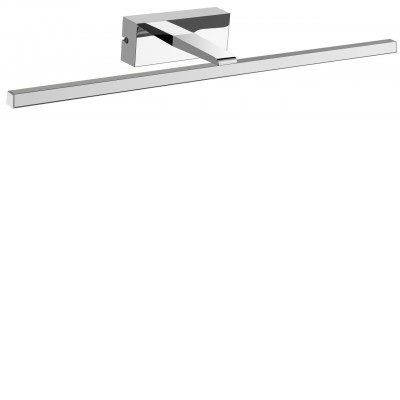 BAPU 18W IP44 Nástěnné svítidlo nad zrcadlo, těleso plast chrom, difuzor plast opál, LED 18W, 900lm, neutrální 4000K, Ra82, 230V, IP44, tř.1, rozměry 895x60x150mm.