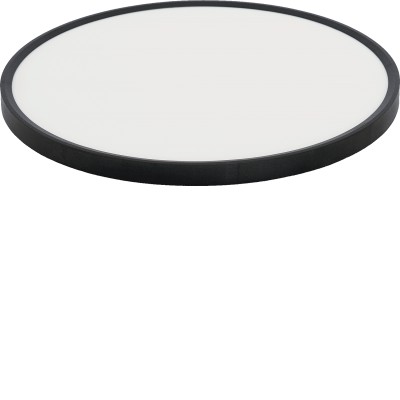 VALERI 40W/50W CCT + DIM Stropní svítidlo, těleso plast bílá/černá, difuzor plast opál, LED 40W/4000lm, 50W/5000lm, dálk.ovl a mob. tel. nast. CCT teplá 3000K-denní 6000K, stmívání, 230V, IP40, rozměry dle typu.