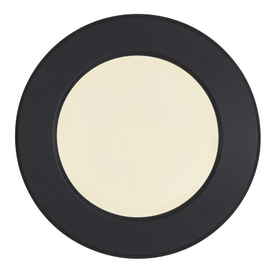 CLAUST R 6W, CCT Stropní svítidlo, těleso plast, povrch černá, difuzor plast opál, LED 6W, 400lm, CCT přepín teplota teplá 3000K, neutrální 4000K, denní 6500K, IP20, rozměry d=125mm, h=18mm.
