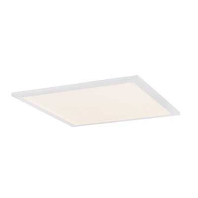 LEMURDA LED 30W stmívatelné, CCT VÝPRODEJ Stropní, přisazené svítidlo, těleso hliník, bílá, difuzor plast opál, LED 30W, 2400lm, dálk ovladačem (včetně) CCT nastav teplota teplá 3000K - denní 6000K, Ra80, 230V, IP20, rozm