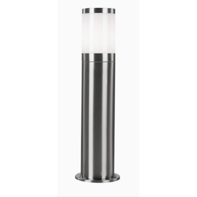 XELOO Sloupkové svítidlo, exteriérové, venkovní, základna nerez, difuzor plast opál, pro žárovku 1x60W, E27, 230V, IP44, tř.1, d=102mm, h=500mm