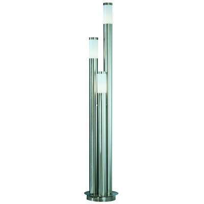 APOLENA P Sloupkové svítidlo těleso nerez, difuzor plast, pro žárovku 3x60W, E27, 230V, IP44, tř.1, rozměry 1700x1410x1130x280x76mm.