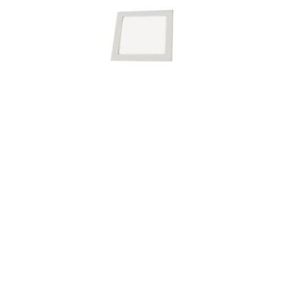 NURO-S LED 18W Stropní, podhledové svítidlo čtvercové, těleso hliník, povrch bílá, difuzor plast opál, LED 18W, 1350lm, neutrální 3800K, Ra80, 230V trafo/kab, IP20, tř.2, rozměry 225x225x23mm