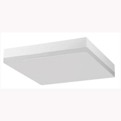 TENUS S IP44 Stropní svítidlo čtvercové, těleso plast, povrch bílá, difuzor plast opál, LED 12W, 800lm, teplá 3000K, Ra80, 230V, do koupelny IP44, tř.2, rozměry 220x220mm, h=53mm