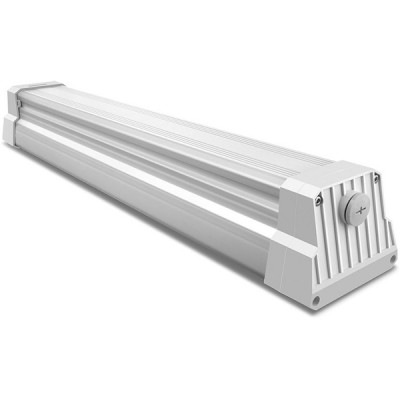 PASI LED IP66 Stropní svítidlo, těleso plast, difuz plast opál, LED 70W, neutrální 4200K, 7000lm, Ra80, LED až 50.000 hod, 25.000 zap/vyp, 230V, IP66, tř.1, IK08, 1500x180x86mm