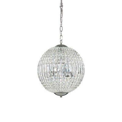 KRYSTAL 40WG9 Závěsné svítidlo lustr, základna kov, difuzor osmiúhelníhové a obdélníkové křišťálové kapky, pro žárovku 40W, G9, 230V, IP20, tř.1, rozměry dle typu, vč. řetězového závěsu, lze zkrátit
