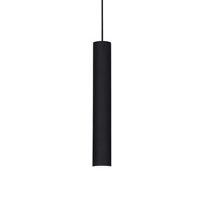 LOOK Závěsné bodové svítidlo, základna a stínítko kov, černá mat, pro žárovku 1x50W, GU10, ES50, 230V, IP20, tř.1, těleso d=60mm, vč. závěsného kabelu l=600/1270mm, lze zkrátit
