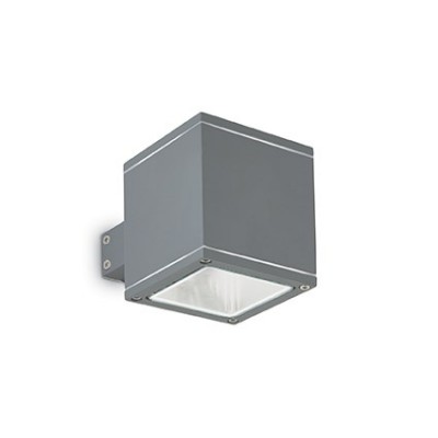 SNIF Nástěnné svítidlo venkovní, těleso hliník, povrch šedočerná antracit, krycí sklo pyrex, pro žárovku 1x40W, G9, 230V, IP44, tř.1, rozměry 90x100x135mm, svítí nahoru/dolů