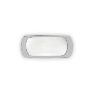 NINO2 1x23W E27 Nástěnné venkovní svítidlo, těleso plast, povrch bílá, difuzor plast opál, pro úspornou žárovku 1x23W, E27, 230V, IP66, tř.2, rozměry 300x130x85mm
