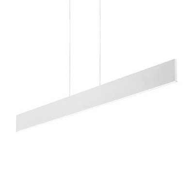 BLUETIT HL LED 32W Závěsné svítidlo, těleso hliník, povrch bílá/černá, LED 32W, 2100lm, teplá 3000K, Ra80, 230V, IP20, tř.1, rozměry 1025x15mm, vč lankového závěsu l=1200mm lze zkrátit.