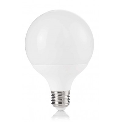 LAMPADINA LED žárovka, těleso kov šedostříbrná, krycí sklo bílá, LED 12W/960lm, 15W/1200lm, E27, teplá 3000K/neutrální 4000K, Ra80, 230V, tř.1, rozměry dle typu.