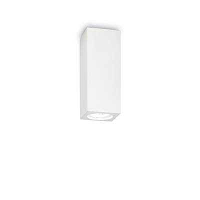 TRITA SQUARE 1x35W GU10 Stropní přisazené bodové svítidlo, základna kov, povrch bílá, pro žárovku 1x35W, GU10 ES50, 230V, IP20, tř.1. rozměry 70x70x110mm