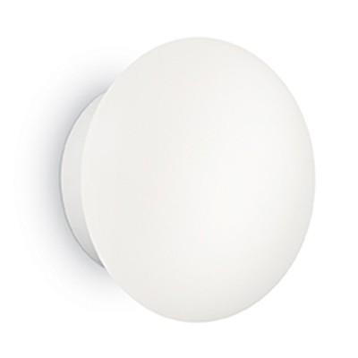 MAGNI 2X15W G9 Nástěnné svítidlo, základna hliník, povrch lak bílá mat, difuzor plast bílá mat, pro žárovku 2x15W, G9, 230V, IP54,  tř.1. rozměry d=150mm h=90mm