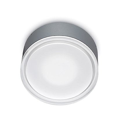 URANO Stropní přisazené svítidlo, těleso hliník, povrch práškový lak, difuzor plast mat, pro LED, nebo zářivku 1x15W, GX53, 230V, zvýšené krytí IP44, tř.1. rozměry dle typu