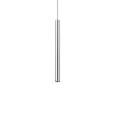 ULTRATHIN SP1 SMALL Závěsné bodové svítidlo, základna a těleso kov, povrch chrom lesk, LED 12W, 760lm, teplá 3000K, 230V, IP20, tř.2, rozměry d=30mm, l=500mm, vč. závěsného kabelu l=1420mm, lze zkrátit