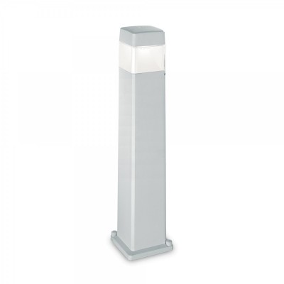 CERRI BIG 1x15W GX53 Sloupkové venkovní svítidlo, těleso plast, povch práškový lak šedá mat, difuzor sklo mat, pro LED 1x15W, GX53, 230V, IP44, tř.1. rozměry 175x175x800mm