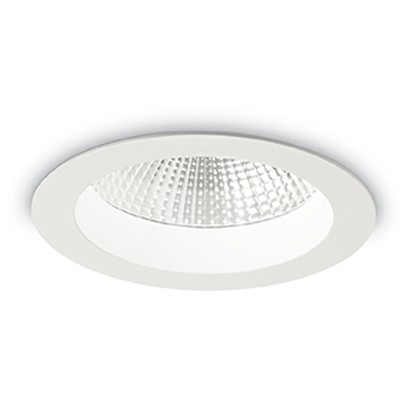 BASIC ACCENT Stropní vestavné svítidlo bodové, těleso hliník, povrch lak bílá, krycí sklo čiré, LED 1x9W, neutrální 4000K, 1000lm, 230V, do koupelny IP44/IP20, tř.2. rozměry d=103mm h=58mm