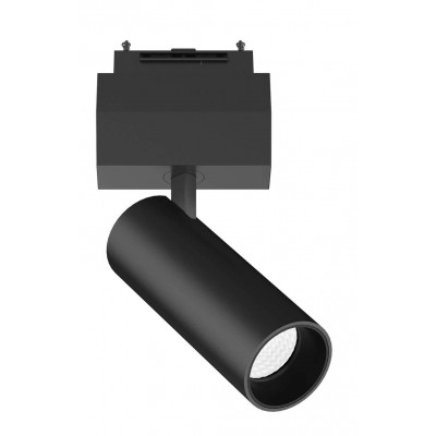 HENEF TR 48V, 35mm Bodové svítidlo pro kolejnicový systém, nastavitelný směr svícení, těleso hliník, povrch černá, LED 5,5W/14W, teplá 3000K, nebo neutrální 4000K, Ra80, 48V, IP20, rozměry dle typu.