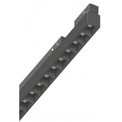 KARAS PL II Buňkové svítidlo, do magnetického kolejnicového systému, hliníkový profil,  černá, LED  7W/750lm, 13W/1500lm, teplá 3000K, Ra90, vyzař. úhel 35°, UGR19, 48V, IP20, rozměry dle typu.