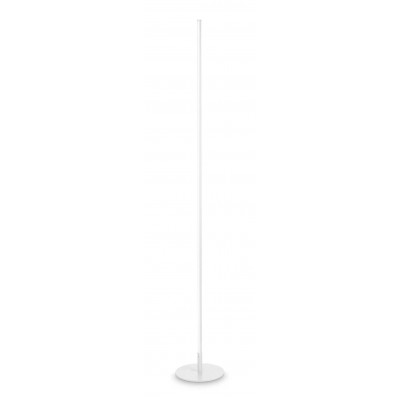 PERDE FL, LED 17W Stojací lampa, těleso kov, povrch bílá, difuzor plast opál, LED 17W, teplá 3000K, 1500lm, 230V, IP20, tř.2, rozměry d=200mm, h=1465mm.