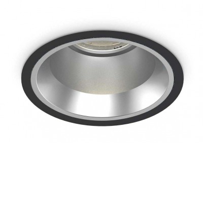 ENDE Stropní, podhledové svítidlo, těleso hliník, rámeček černá, LED 15W, neutrální 4000K, 1600lm, Ra90, 230V, IP54, tř.2, rozměry d=110mm, h=76mm.