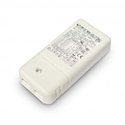 OFF Napájecí zdroj konstatního proudu pro LED 20W, 350mA, stmívatelný DALI, 230V, IP54, rozměry 105x20x50mm.