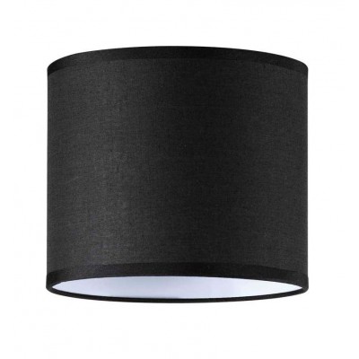 CLIOS DIF II Stínítko svítidla, materiál plast a textil černá, rozměry d=165mm, h=140mm, závěs SAMOSTANĚ