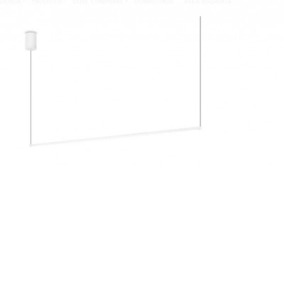 RADICES HL 19W Závěsné svítidlo, základna kov, povrch bílá, difuzor plast opál, LED 19W, 2300lm, teplá 3000K, 230V, IP20, rozměry d=15mm, l=1260mm, vč. závěs. kabelů l=1500mm, lze zkrátit.
