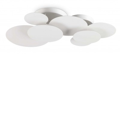 OBLA LED 46W Stropní svítidlo těleso kov, povrch bílá, LED 46W, 3350lm, teplá 3000K, Ra80, 230V, IP20, rozměry 470x130x470mm