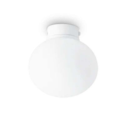 SAEBA PL 1x42W E27/ 1x4W G9 Stropní přisazené, základna kov, povrch bílá, difuzor sklo opál, pro žárovku 1x42W, E27 nebo 1x4W G9, 230V, IP20, tř.2, rozměry dle typu.