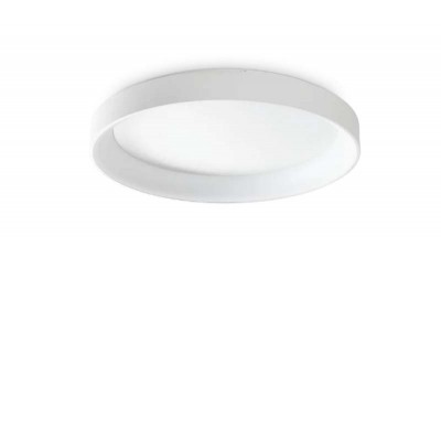 PEM 62W Stropní přisazené LED svítidlo, těleso kov, povrch bílá, difuzor plast opál, LED 21W, 2750lm, teplá 3000K, 230V, IP20, tř.2, rozměry d=277mm, h=83mm.