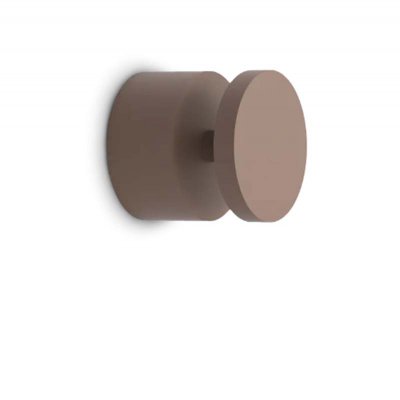 ULZED 8W IP65 Venkovní nástěnné svítidlo, nepřímé svícení, těleso hliník, povrch kávová, LED 8W, 800lm, teplá 3000K, 230V, IP65, tř.1, rozměry d=80mm, h=77mm.