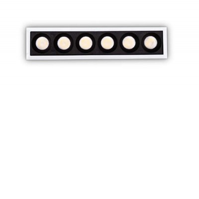 FIRMAN III 10W Stropní podhledové bodové buňkové svítidlo, těleso hliník, povrch bílá, LED 10W, 1200lm, neutrální 4000K, Ra80, 230V, IP20, tř.2, rozměry 122x40x28mm.