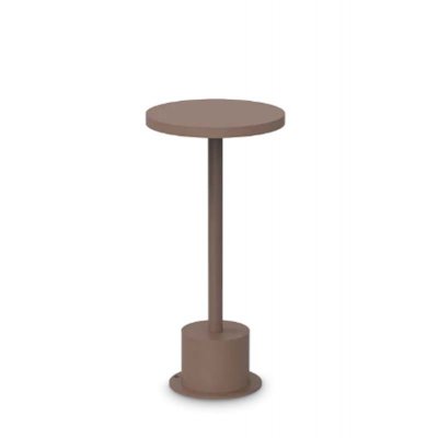 ULZED TL 11W Stolní venkovní lampa, těleso hliník, povrch kávová, difuzor plast opál, LED 11W, 1200lm, teplá 3000K, nabíjení USB-C, výdrž cca 4 hodiny, IP65, rozměry d=160mm, h=250mm.