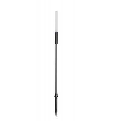 REPUTO 1,5W IP65 Sloupkové venkovní svítidlo, těleso hliník, povrch černá, difuzor plast opál, LED 1,5W, 130lm, teplá 3000K, 350mA, IP65, tř.3, rozměry d=18mm, h=990mm, s bodcem do záhodnu.