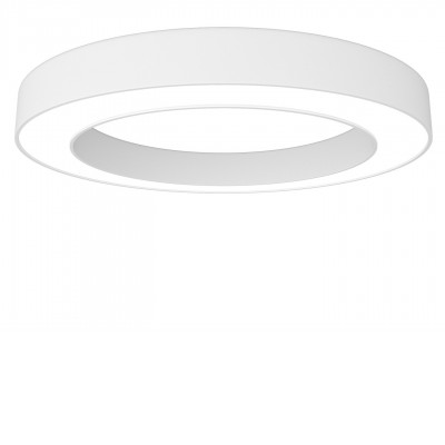 LED 53W Tuya ZigBee CCT IP20 Stropní svítidlo, kov, bílá, dif plast opál, LED 53W, 3640lm, dálk ovl. (včetně), nebo tel. TUYA Zigbee, nast CCT teplá 2700K-denní 6500K, stmív., Ra80, 230V, IP20, rozměry d=600mm, h=70mm.