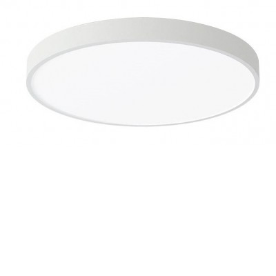 LED 36W, TUYA WiFi, Beacon Stropní svítidlo, kov, bílá, difuzor opál, LED 36W 2736lm dálk ovl. Beacon (včetně), nebo telefon TUYA WiFi, stmívatelné,  nast CCT  teplá 3000K - denní 6500K, Ra80, 230V, IP20, d=400mm, h=55mm