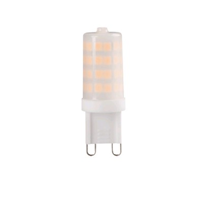 LED 3,5W G9 230V Světelný zdroj LED, vyzařovací uhel 300°, materiál keramika, povrch bílá, kryt plast opál, 3,5W, 400lm, patice G9, teplá 3000K, 230V, životnost 15000h, d=16,5mm, h=48,5mm