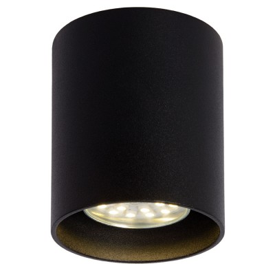 BODI Stropní přisazené svítidlo, bodové, těleso hliník, povrch černý, bílý nebo chrom satin, pro žárovku 1x50W, GU10 ES50, 230V, IP20, tř.1. rozměry d=80mm, h=95mm