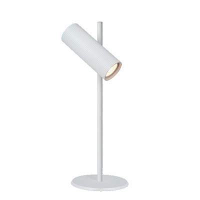 CHOIRO TL 1x40W, GU10 Stolní lampa, nastav. směr svícení, těleso hliník, povrch bílá, pro žárovku 1x40W, GU10, 230V, IP20, tř.2, rozměry d=56mm, h=420mm.