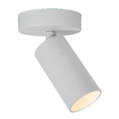 CHOIRO PL 1x40W, GU10 Stropní bodové svítidlo, nastavitelný směr svícení, těleso hliník, povrch bílá, pro žárovku 1x40W, GU10, 230V, IP20, tř.1, rozměry d=56mm, h=149mm.
