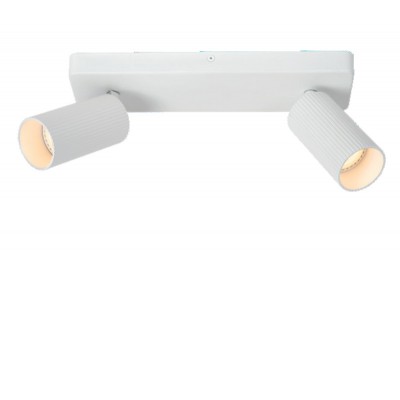 CHOIRO PL 2x40W, GU10 Stropní bodové svítidlo, nastavitelný směr svícení, těleso hliník, povrch bílá, pro žárovku 2x40W, GU10, 230V, IP20, tř.1, rozměry 310x149x90mm.
