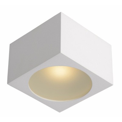 RUGY SQUARE 1x4W G9 IP54 Stropní svítidlo čtvercové, základna hliník, povrch lak bílá mat, difuzor sklo mat, pro žárovku 1x4W, G9, 230V, do koupelny IP54, tř.1. rozměry 90x90x60mm