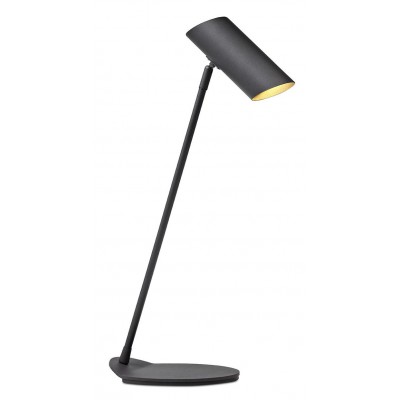 HESTER Stolní lampa, těleso kov, povrch černá, pro žárovku 1x7W, GU10, 230V, IP20, tř.1, rozměry 285x545mm.