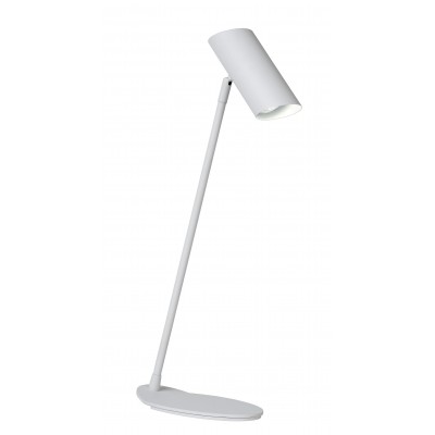 HESTER Stolní lampa, těleso kov, povrch bílá, pro žárovku 1x7W, GU10, 230V, IP20, tř.1, rozměry 285x545mm.