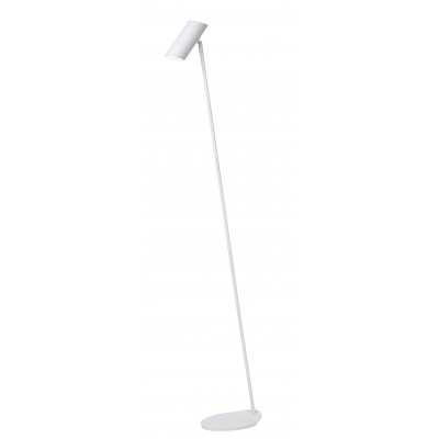 HESTER Stojací lampa, těleso kov, povrch bílá, pro žárovku 1x7W, GU10, 230V, rozměry 610x1370mm.