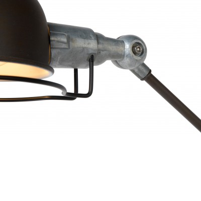 HONORE Stolní lampa, 2 ramena, nastavitelný směr svícení, těleso kov, povrch rezavá hnědá, pro žárovku 1x25W, E14, 230V, IP20, tř.1, rozměry h=630mm.