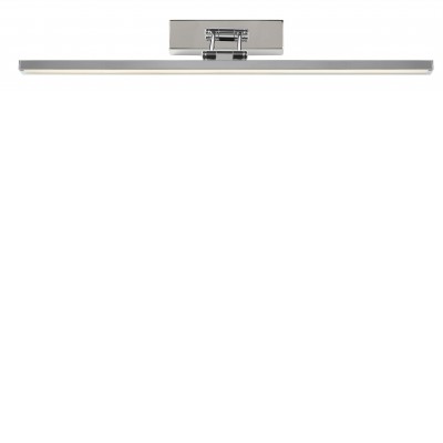 RUDKOBY Nástěnné svítido, materiál kov, povrch chrom, difuzor plast opál, LED 12W, 466lm, teplá 3000K, 230V, IP21, tř.1, rozměry 570x45x190mm.