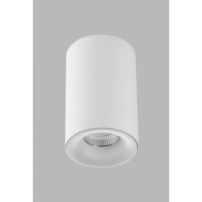 GOGA III 9W DALI-PUSH CCT Stropní, bodové svítidlo, těleso kov, povrch bílá, LED 9W, 735lm, přepín CCT teplota teplá 3000K-neutrální 4000K, stmív. DALI/PUSH, vyzař. úhel 60°, UGR<19, Ra90, 230V, IP20, rozměry d=85mm, h=134mm.